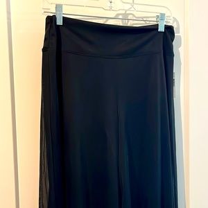 Black, palazzo style Dress Barn pants.